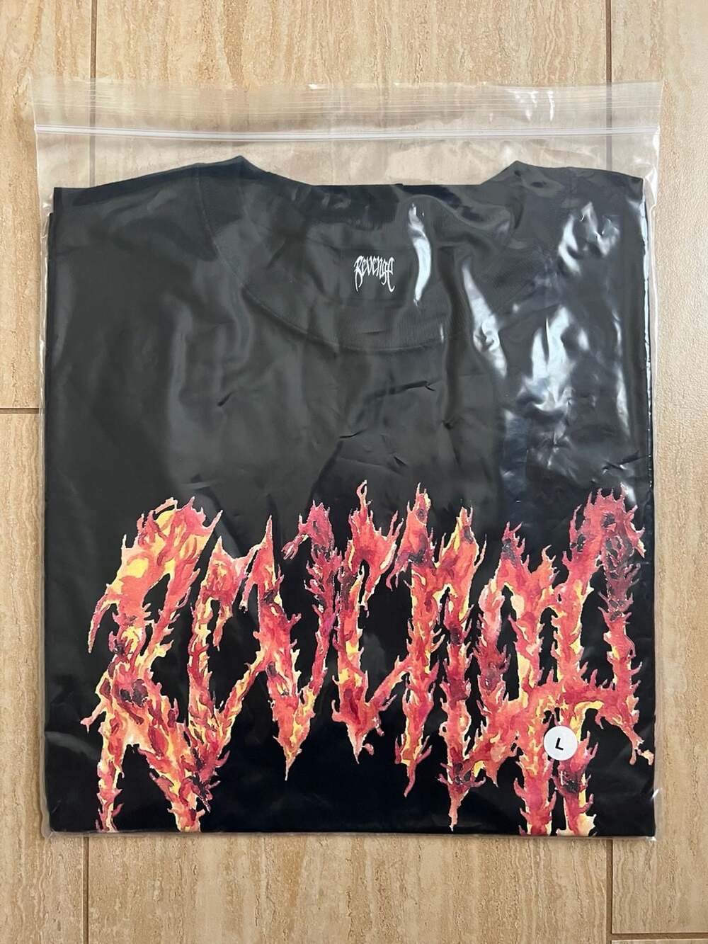 Revenge Inferno T-Shirt Black Red Size L